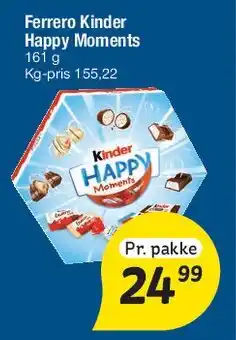 Fakta Tyskland Ferrero Kinder Happy Moments tilbud