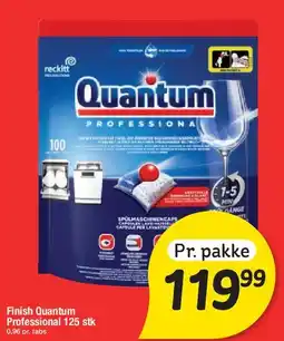Fakta Tyskland Finish Quantum Professional 125 stk tilbud