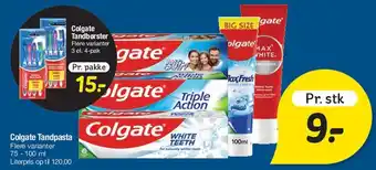 Fakta Tyskland Colgate tandpasta tilbud
