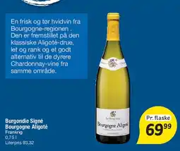Fakta Tyskland Burgondie Signé - Bourgogne Aligoté tilbud