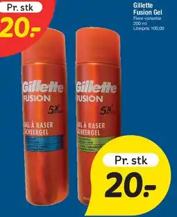 Fakta Tyskland Gillette Fusion Gel tilbud