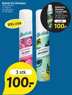 Fakta Tyskland Batiste Dry Shampoo tilbud