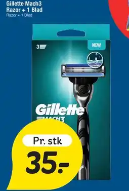 Fakta Tyskland Gillette Mach3 Razor + 1 Blad tilbud