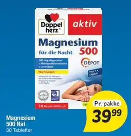 Fakta Tyskland Magnesium 500 für die Nacht tilbud