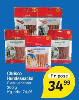 Fakta Tyskland Chrisco Hundesnacks (større pose) tilbud