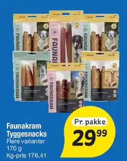 Fakta Tyskland Faunakram Tyggesnacks tilbud