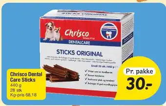 Fakta Tyskland Chrisco Dental Care Sticks (Sticks Original) tilbud