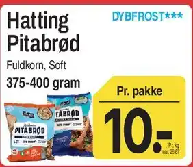 ABC Lavpris Hatting Pitabrød tilbud
