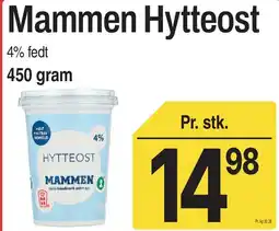 ABC Lavpris Mammen Hytteost tilbud