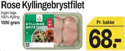 ABC Lavpris Rose Kyllingebrystfilet tilbud