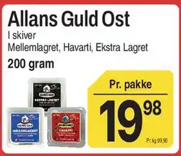 ABC Lavpris Allans Guld Ost tilbud