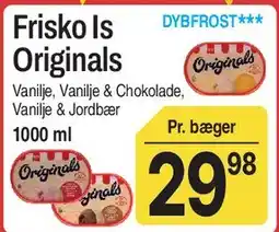 ABC Lavpris Frisko Is Originals tilbud