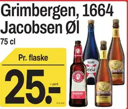 ABC Lavpris Grimbergen, 1664 Jacobsen Øl tilbud