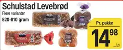 ABC Lavpris Schulstad Levebrød tilbud