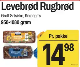 ABC Lavpris Levebrød Rugbrød tilbud