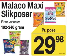 ABC Lavpris Malaco Maxi Slikposer tilbud