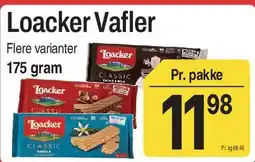 ABC Lavpris Loacker Vafler tilbud