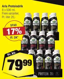 Calle Arla Proteindrik (pakke) tilbud