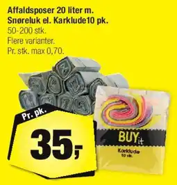 Calle Affaldsposer 20 liter tilbud