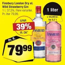 Calle Finsbury London Dry / Wild Strawberry Gin tilbud
