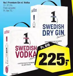 Calle No.1 Swedish Vodka / Swedish Dry Gin tilbud