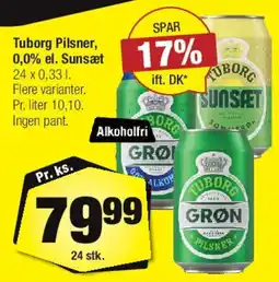 Calle Tuborg Pilsner (Grøn) tilbud