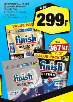 Calle Finish Value Pack / Opvasketabs tilbud
