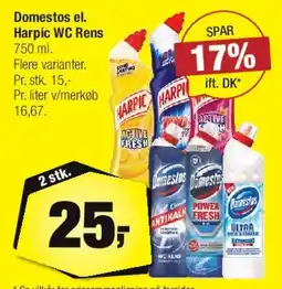 Calle Domestos / Harpic WC Rens tilbud