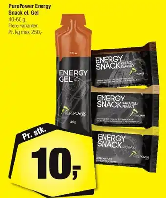 Calle PurePower Energy Snack / Gel tilbud
