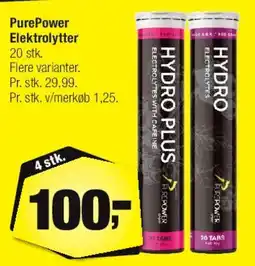 Calle PurePower Elektrolytter (Hydro Plus) tilbud