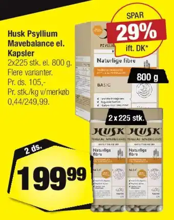Calle HUSK Psyllium / Mavebalance tilbud