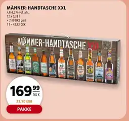 Scandinavian Park Männer-handtasche XXL tilbud
