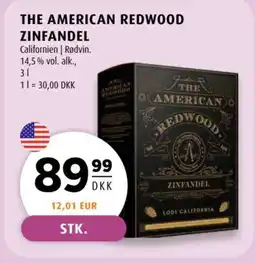 Scandinavian Park The American Redwood zinfandel tilbud