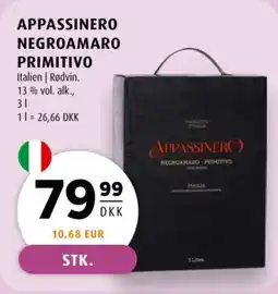 Scandinavian Park Appassinero Negroamaro primitivo tilbud