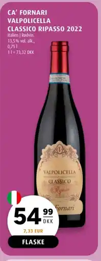 Scandinavian Park Ca' Fornari Valpolicella classico ripasso 2022 tilbud