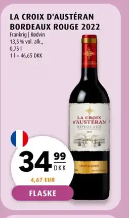 Scandinavian Park La Croix D'Austéran bordeaux rouge 2022 tilbud