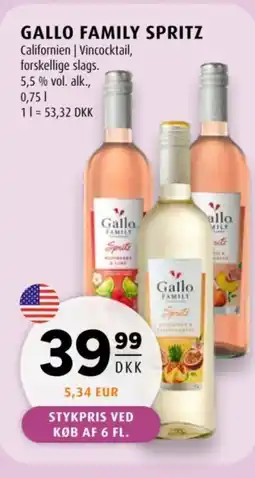 Scandinavian Park Gallo Family spritz tilbud