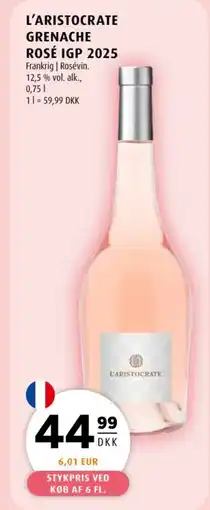 Scandinavian Park L'aristocrate Grenache rosé IGP 2025 tilbud