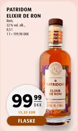 Scandinavian Park Patridom Elixir de ron tilbud