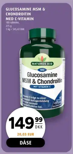 Scandinavian Park Glucosamine MSM & chondroitin med c-vitamin tilbud