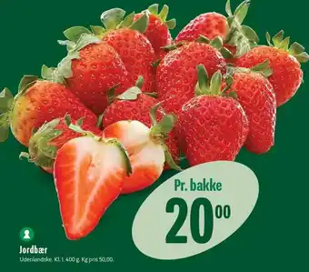Min Købmand Jordbær 400 g tilbud