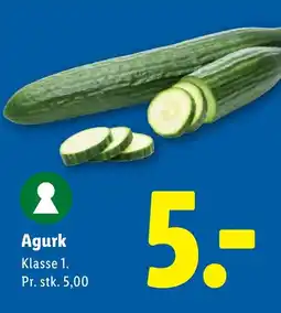 Lidl Agurk tilbud