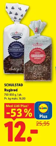 Lidl Schulstad Rugbrød tilbud