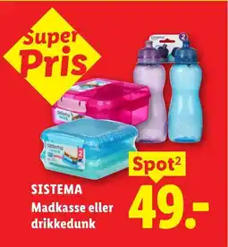 Lidl Sistema Madkasse eller drikkedunk tilbud