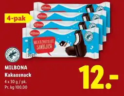 Lidl Milbona Kakaosnack tilbud