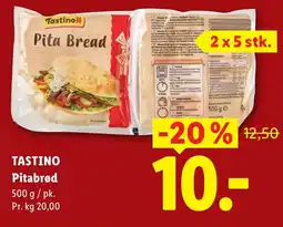 Lidl Tastino Pitabrød tilbud