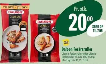 Min Købmand Daloon Forårsruller 600-800g tilbud