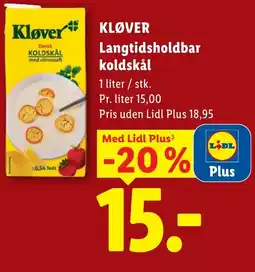 Lidl Kløver Langtidsholdbar koldskål tilbud