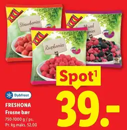 Lidl Freshona Frosne bær tilbud