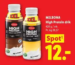 Lidl Milbona High Protein drik tilbud